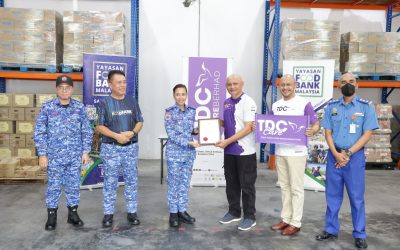 Sumbangan NectarMax Untuk Pek Makanan Melalui Kerjasama TDC Care dengan Yayasan Food Bank Malaysia